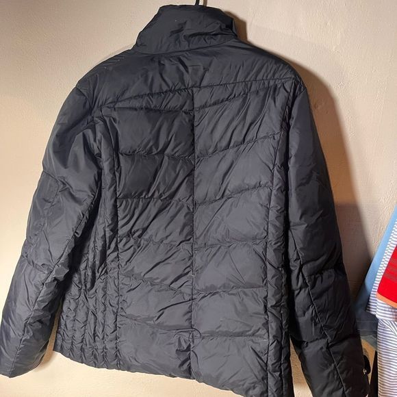 Lands End Black Sz L Warm Puffer Coat - Picture 3 of 10